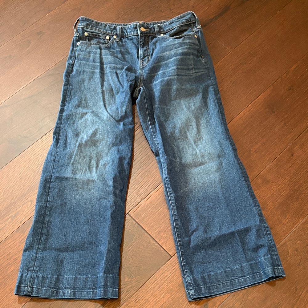 J.Crew Dark Blue Low-Rise Denim Trouser Jeans